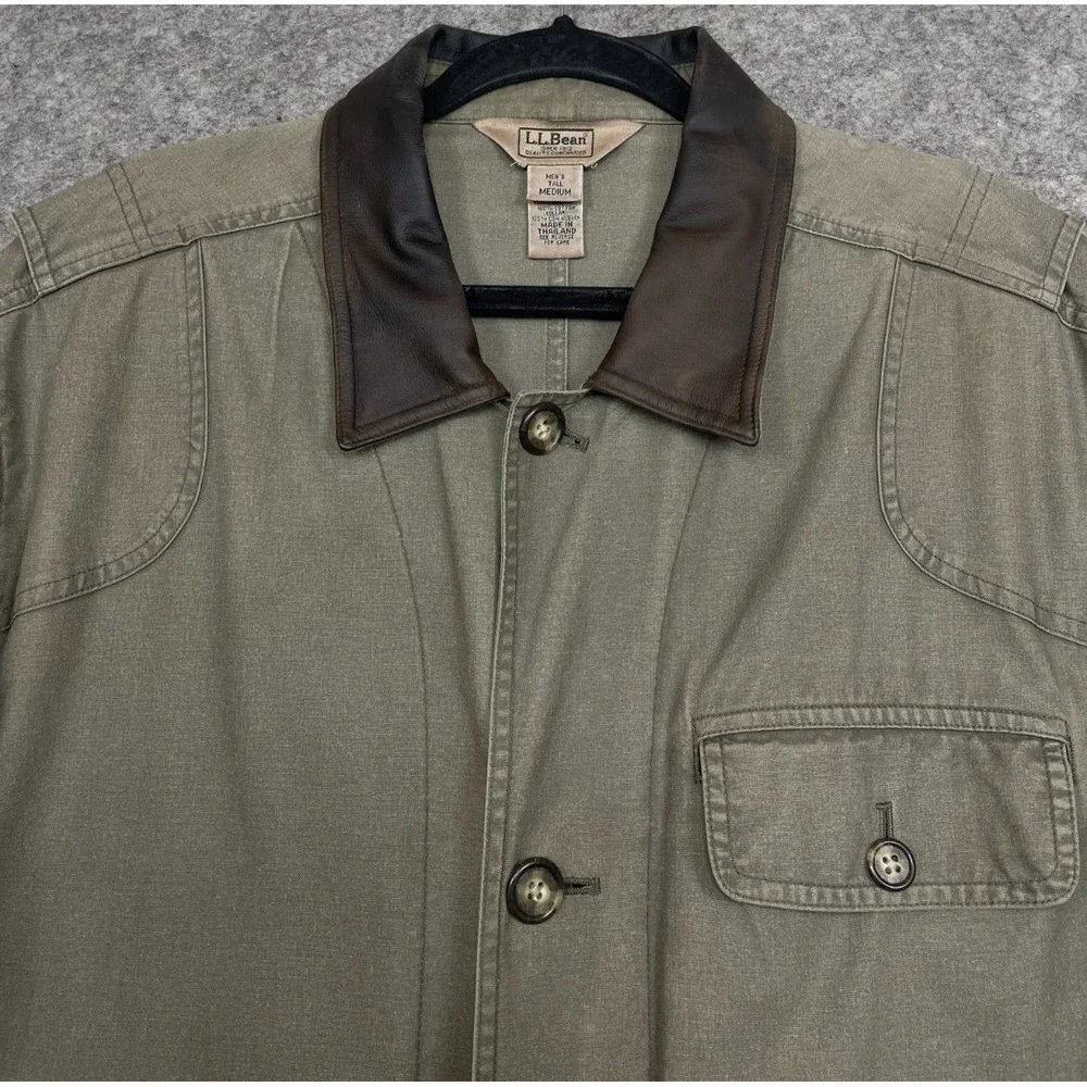 Vintage LL Bean Barn Chore Jacket Green Medium Tall